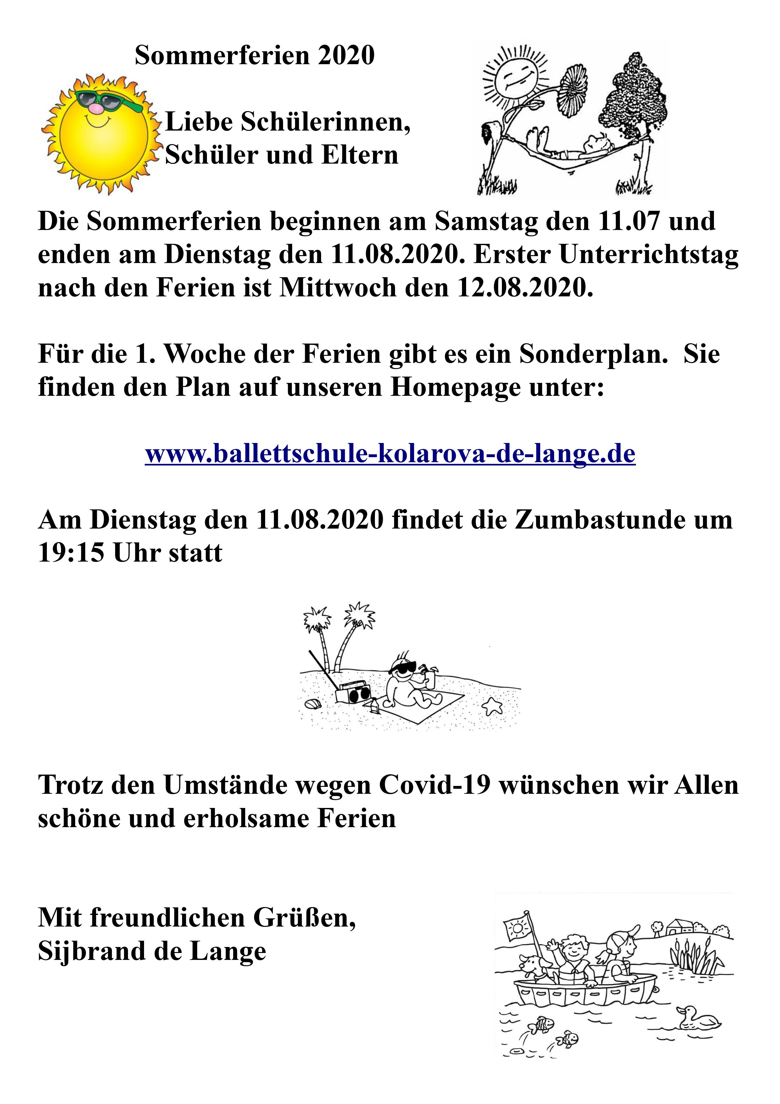 sommerferien